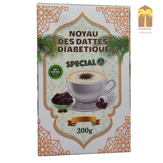 نواة التمر المحمص الطبيعية